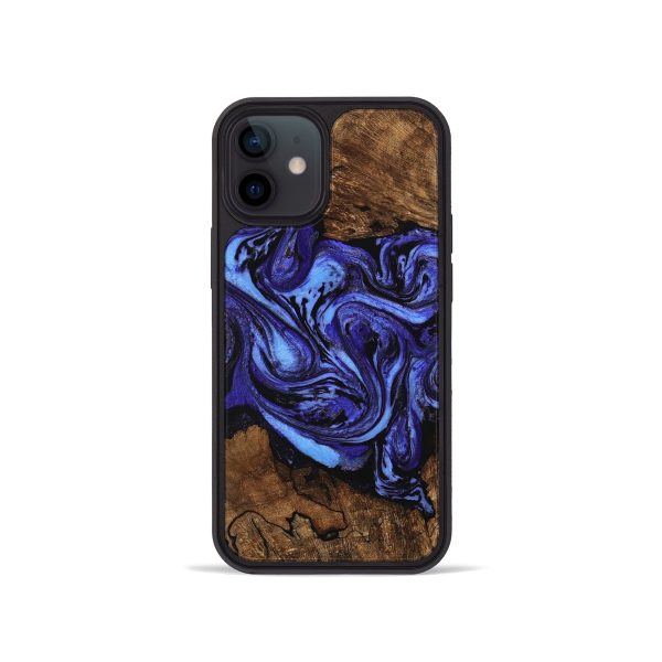 iPhone 12 mini Wood Phone Case - Anton (Purple, 746367) Supply