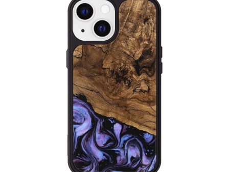 iPhone 13 Wood Phone Case - Sergio (Purple, 746117) Discount