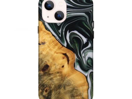 iPhone 13 Wood Live Edge Phone Case - Verla (Green, 746288) Online Hot Sale