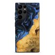 Galaxy S22 Ultra Wood Live Edge Phone Case - Hal (Blue, 746313) Supply