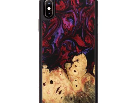 iPhone Xs Max Wood Phone Case - Jacklyn (Red, 746364) Sale