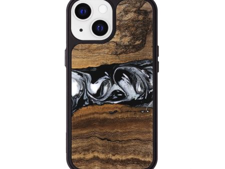 iPhone 13 Wood Phone Case - Zavier (Black & White, 746419) Sale