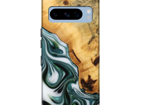 Pixel 8 Pro Wood Live Edge Phone Case - Adam (Green, 746293) Supply