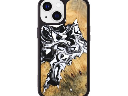 iPhone 13 Wood Phone Case - Vincent (Black & White, 746245) Sale