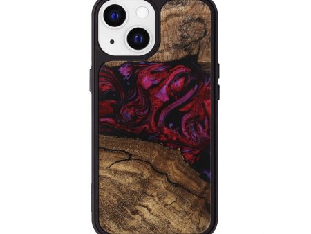 iPhone 13 Wood Phone Case - Fiona (Red, 746405) Sale