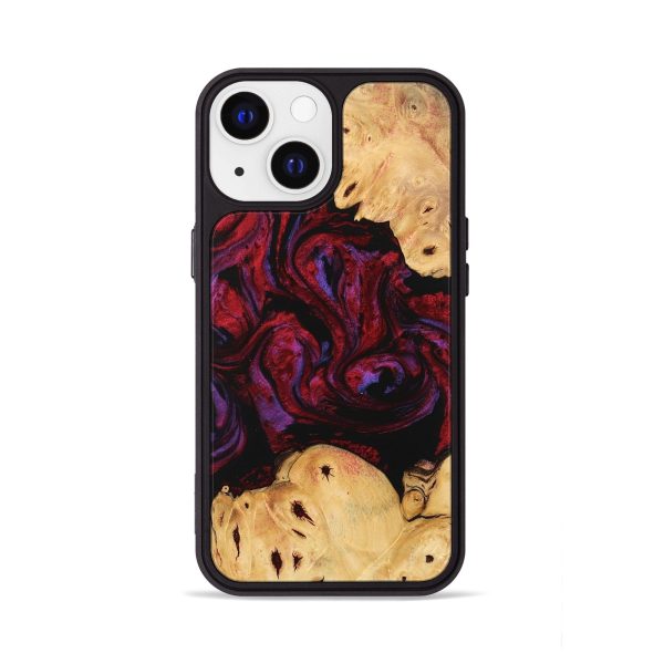 iPhone 13 Wood Phone Case - Clem (Red, 746346) on Sale