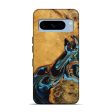 Pixel 8 Pro Wood Live Edge Phone Case - Elena (Teal & Gold, 746307) Sale