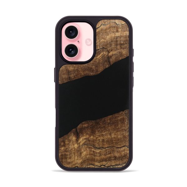 iPhone 16 Wood Phone Case - Asa (Wood Burl, 746270) Discount