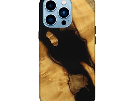 iPhone 14 Pro Wood Live Edge Phone Case - Cortney (Wood Burl, 746286) Sale