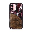 iPhone 16 Wood Phone Case - Charles (Red, 746146) Fashion