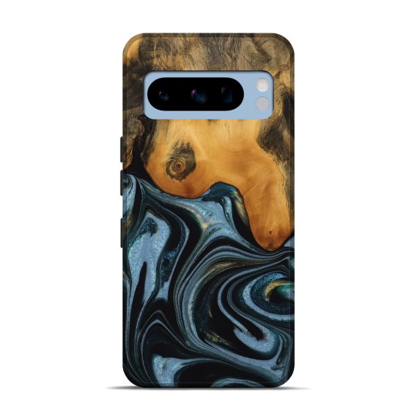 Pixel 8 Pro Wood Live Edge Phone Case - Clark (Green, 746300) on Sale