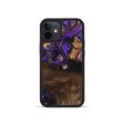 iPhone 12 mini Wood Phone Case - Nadia (Purple, 746115) on Sale