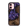 iPhone 16 Wood Phone Case - Green (Purple, 746332) For Discount