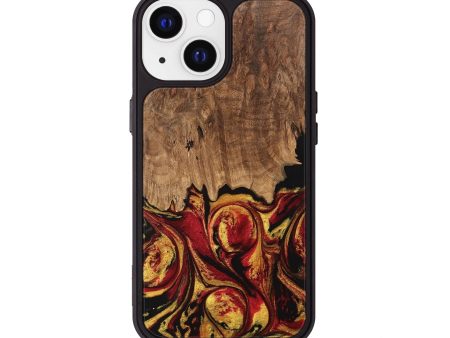 iPhone 13 Wood Phone Case - Jesica (Red, 746358) Online Hot Sale