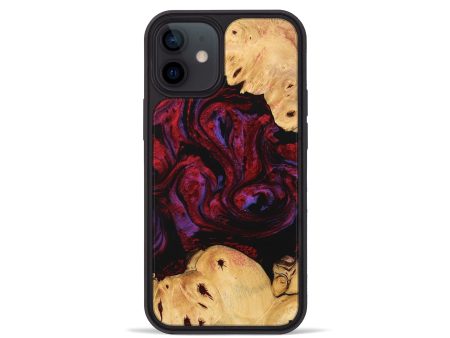 iPhone 12 mini Wood Phone Case - Clem (Red, 746346) Sale