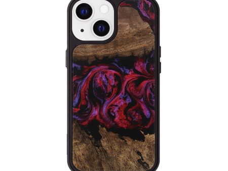 iPhone 13 Wood Phone Case - Aileen (Red, 746354) Online now