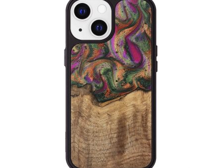 iPhone 13 Wood Phone Case - Alene (Green, 746407) Discount