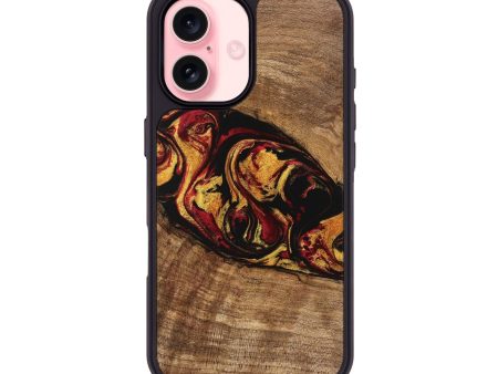 iPhone 16 Wood Phone Case - Rhianna (Red, 746393) Sale