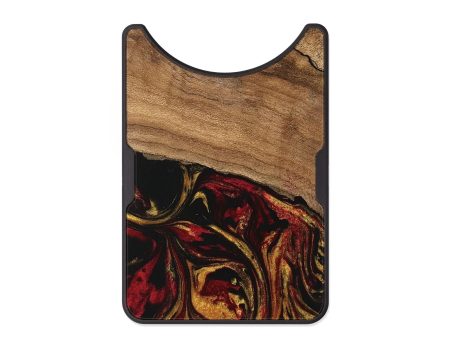 Alloy Wood Wallet - Genesis (Red, 746398) For Discount