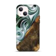 iPhone 14 Wood Live Edge Phone Case - Annika (Green, 746289) Online Hot Sale