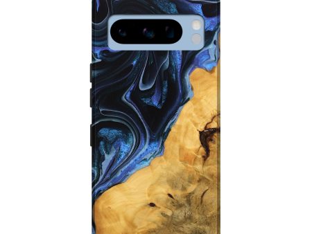 Pixel 8 Pro Wood Live Edge Phone Case - Hal (Blue, 746313) Online Sale