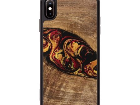 iPhone Xs Max Wood Phone Case - Rhianna (Red, 746393) Fashion