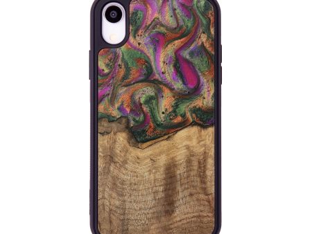 iPhone Xr Wood Phone Case - Alene (Green, 746407) Discount