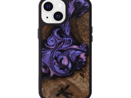 iPhone 13 Wood Phone Case - Green (Purple, 746332) Online Hot Sale