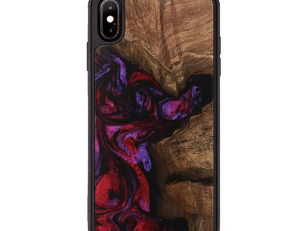 iPhone Xs Max Wood Phone Case - Carina (Red, 746377) Hot on Sale