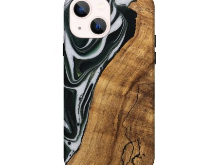 iPhone 14 Wood Live Edge Phone Case - Cayson (Green, 746294) Online