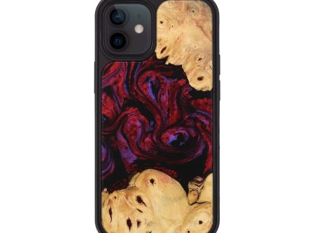 iPhone 12 Wood Phone Case - Clem (Red, 746346) Hot on Sale