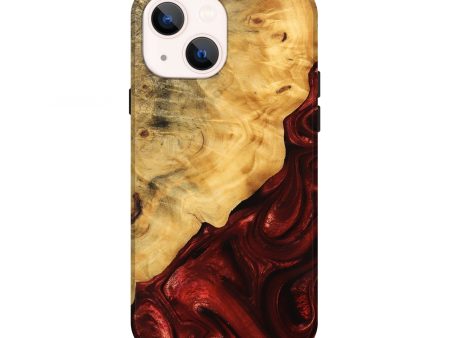 iPhone 13 Wood Live Edge Phone Case - Johnna (Red, 746319) Online Sale