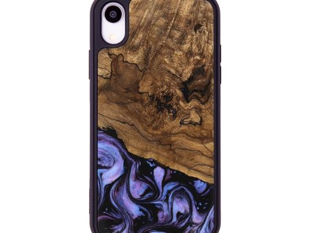 iPhone Xr Wood Phone Case - Sergio (Purple, 746117) Cheap