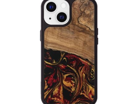 iPhone 13 Wood Phone Case - Genesis (Red, 746398) Online