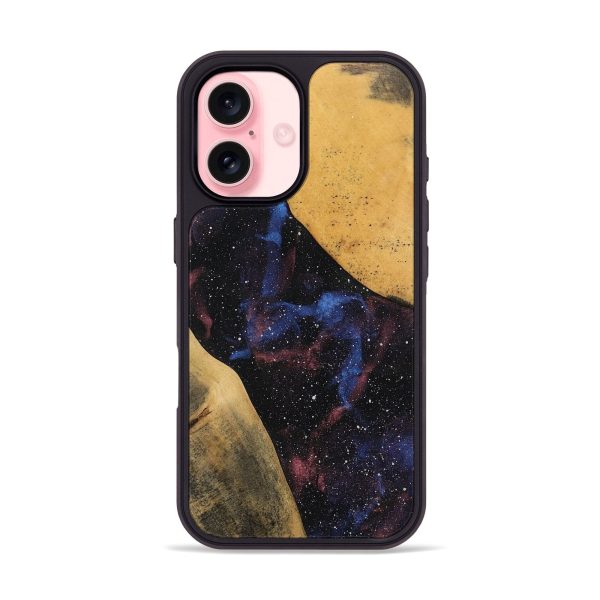 iPhone 16 Wood Phone Case - Corbett (Cosmos, 746411) Supply