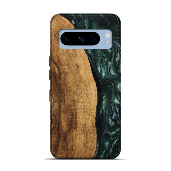 Pixel 8 Pro Wood Live Edge Phone Case - Ensley (Green, 746296) Online