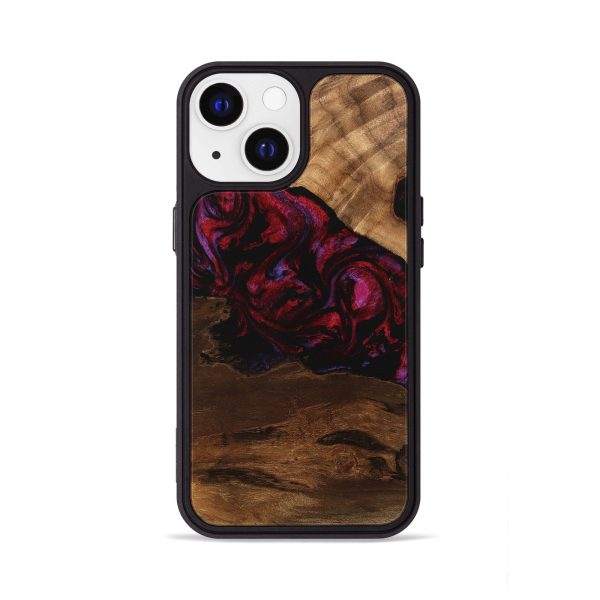 iPhone 13 Wood Phone Case - Dominik (Red, 746376) Sale