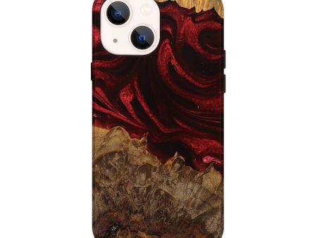 iPhone 13 Wood Live Edge Phone Case - Maya (Red, 746316) Online Hot Sale