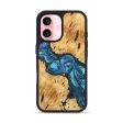 iPhone 16 Wood Phone Case - Bear (Blue, 746381) For Discount