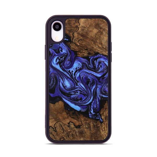 iPhone Xr Wood Phone Case - Anton (Purple, 746367) Fashion