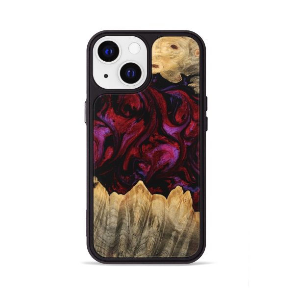 iPhone 13 Wood Phone Case - Eldon (Red, 746382) Online now