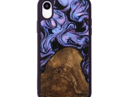 iPhone Xr Wood Phone Case - Lorelai (Purple, 746204) For Cheap