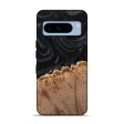 Pixel 8 Pro Wood Live Edge Phone Case - Leona (Black & White, 746031) For Sale