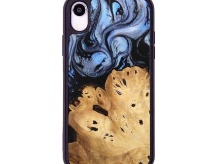 iPhone Xr Wood Phone Case - Lamont (Blue, 746180) Online Hot Sale