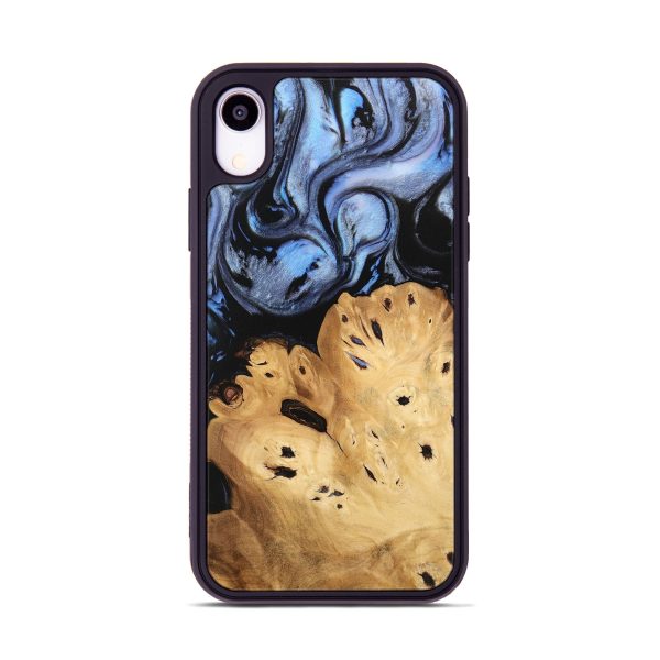 iPhone Xr Wood Phone Case - Lamont (Blue, 746180) Online Hot Sale