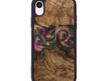 iPhone Xr Wood Phone Case - Orin (Green, 746326) on Sale