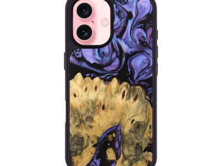 iPhone 16 Wood Phone Case - Rayden (Purple, 746205) Online Sale