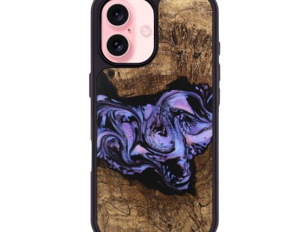 iPhone 16 Wood Phone Case - Ford (Purple, 746098) Sale