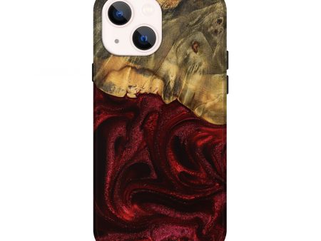 iPhone 13 Wood Live Edge Phone Case - Ethelyn (Red, 746034) Online