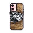 iPhone 16 Wood Phone Case - Melva (Black & White, 746259) For Discount